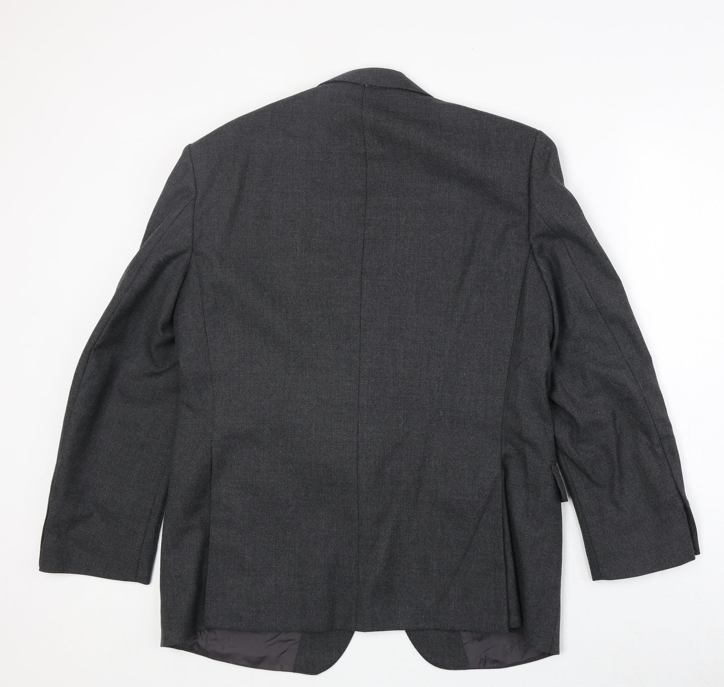 Marks and Spencer Mens Grey Polyester Jacket Suit Jacket Size 42 Regular