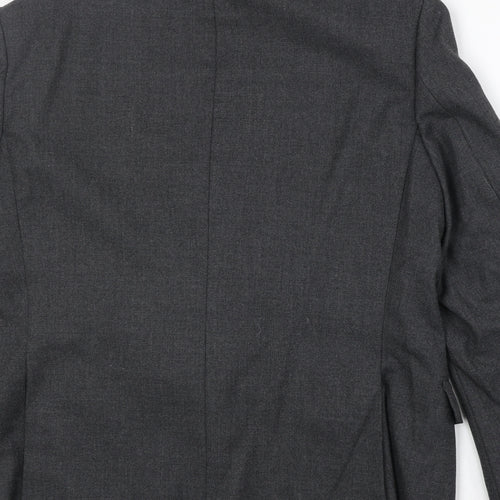 Marks and Spencer Mens Grey Polyester Jacket Suit Jacket Size 42 Regular