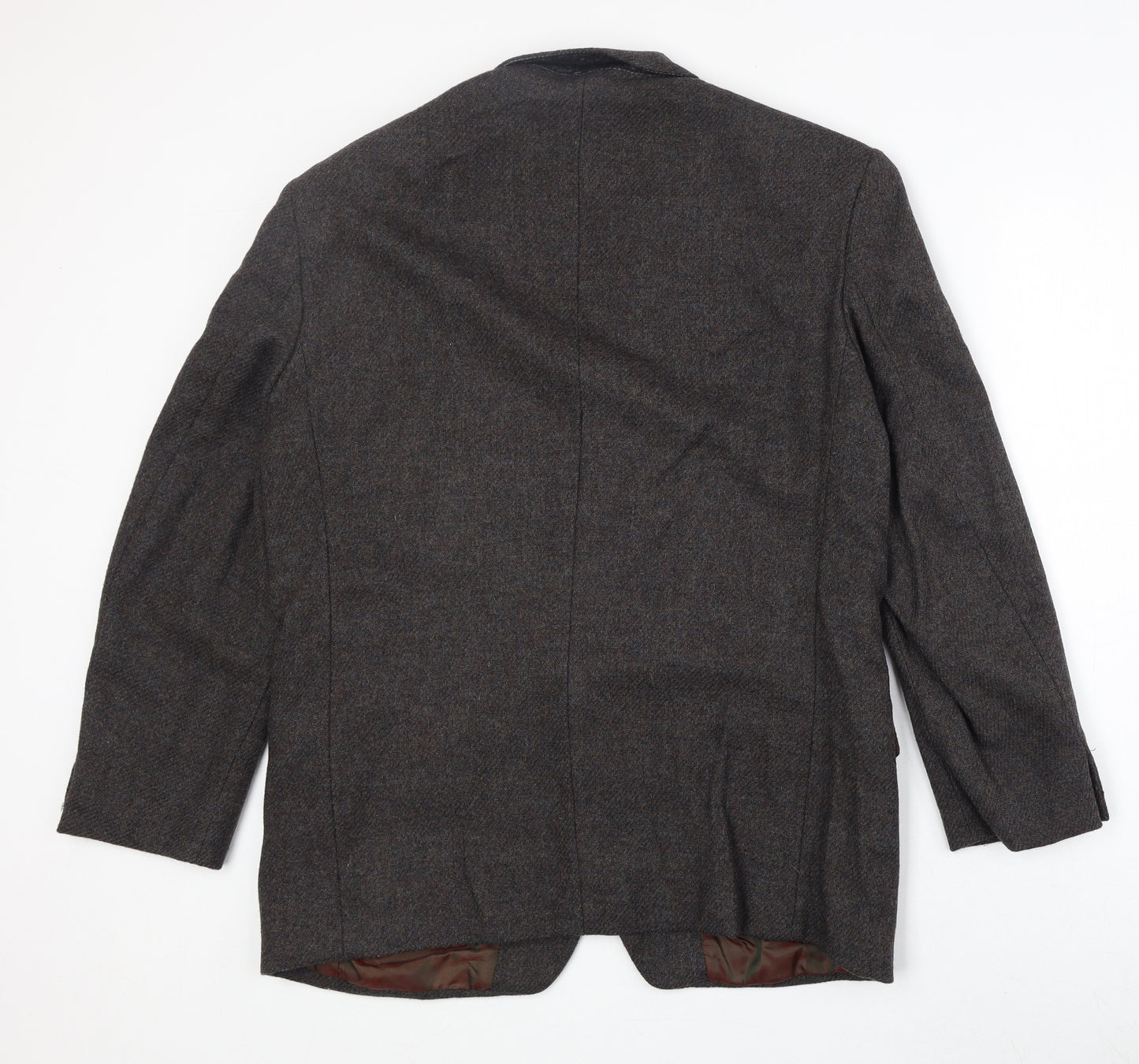 Jack Fraser Mens Grey Wool Jacket Blazer Size 42 Regular