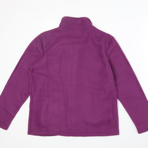 Anne De Lancay Womens Purple Jacket Size S Zip
