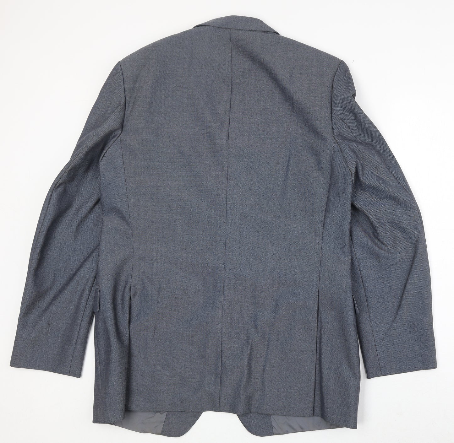 Marks and Spencer Mens Grey Polyester Jacket Suit Jacket Size 44 Regular