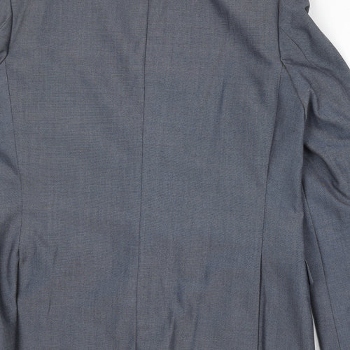Marks and Spencer Mens Grey Polyester Jacket Suit Jacket Size 44 Regular