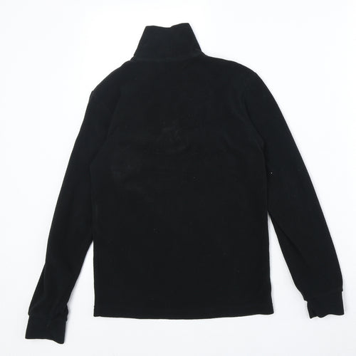 Campri Boys Black Polyester Pullover Sweatshirt Size 9-10 Years Zip