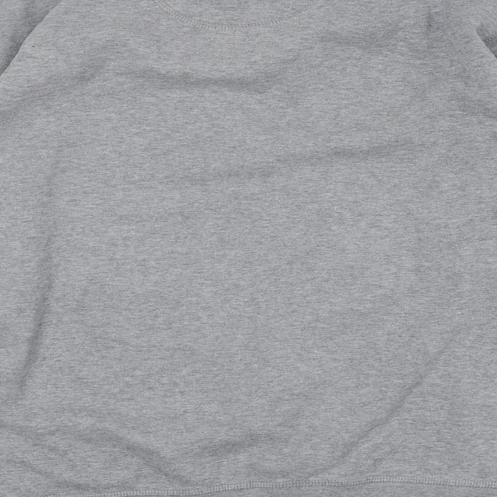 Marks and Spencer Mens Grey Cotton Pullover Sweatshirt Size L