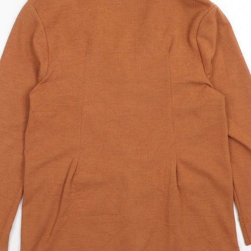 New Look Womens Brown Jacket Size 8 Button
