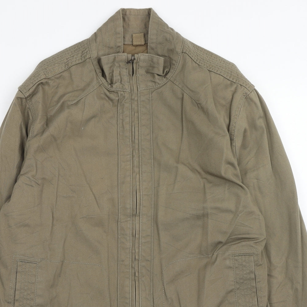 Marks and Spencer Mens Beige Jacket Size S Zip