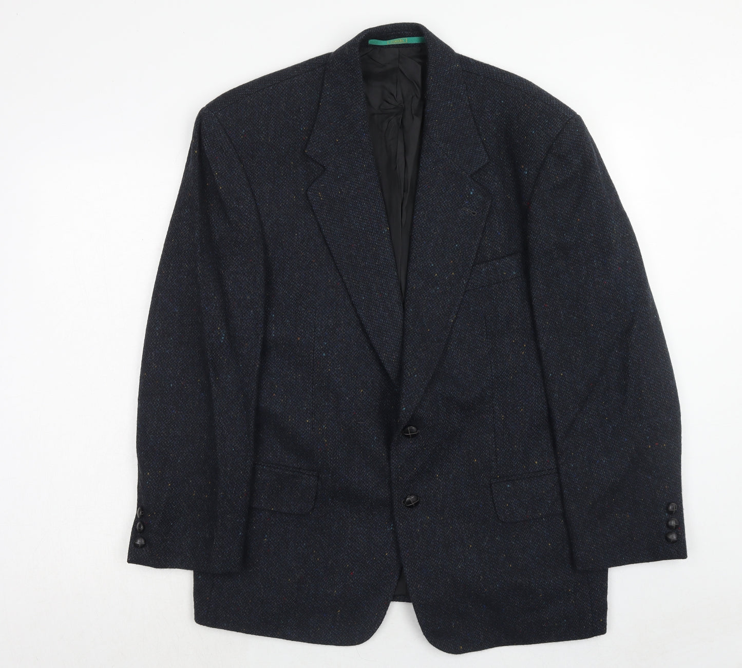 C&A Mens Blue Wool Jacket Suit Jacket Size 40 Regular
