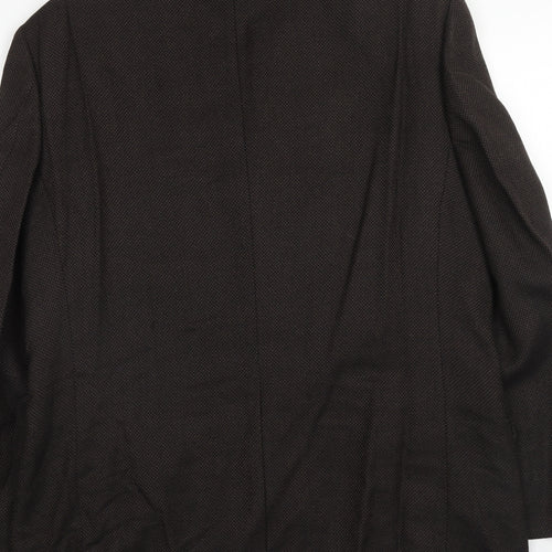 Marks and Spencer Mens Brown Wool Jacket Suit Jacket Size 40 Regular