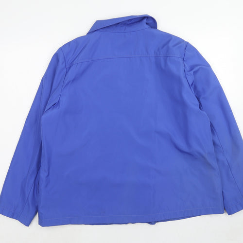 Bonmarché Womens Blue Jacket Size L Zip