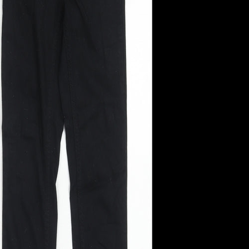 H&M Womens Black Cotton Jegging Jeans Size 4 Regular