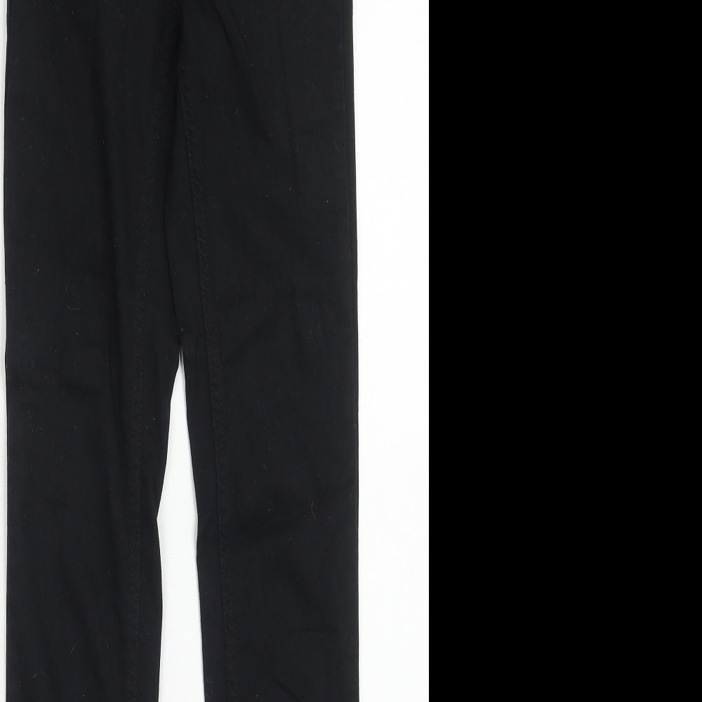 H&M Womens Black Cotton Jegging Jeans Size 4 Regular
