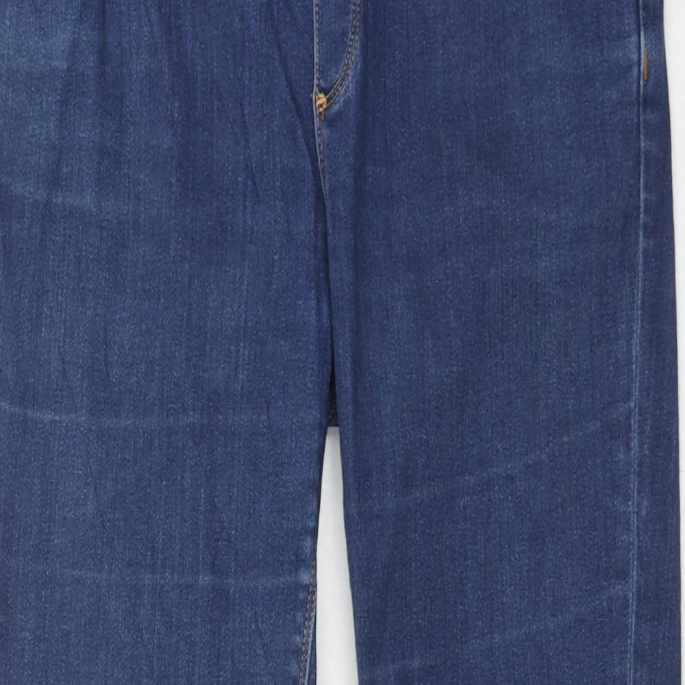 ASOS Womens Blue Cotton Skinny Jeans Size 12 Regular