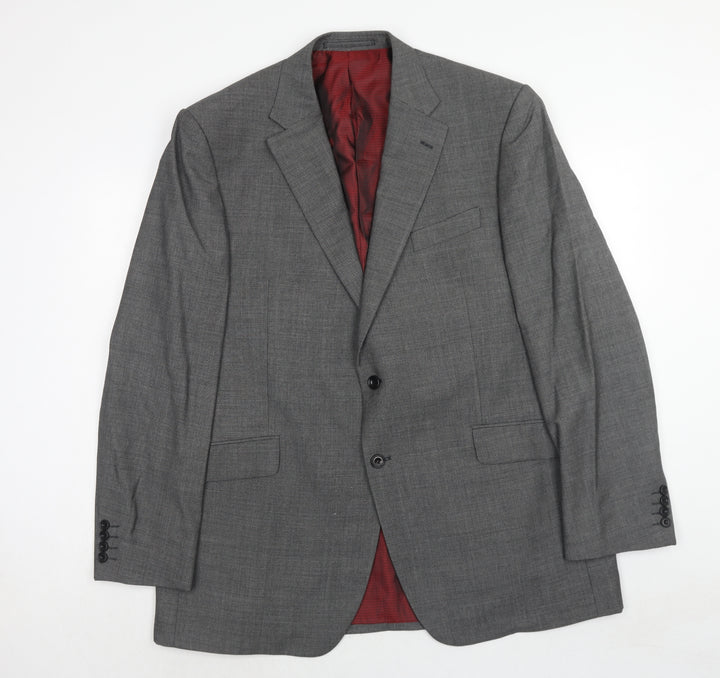Marks and Spencer Mens Grey Wool Jacket Suit Jacket Size 44 Regular