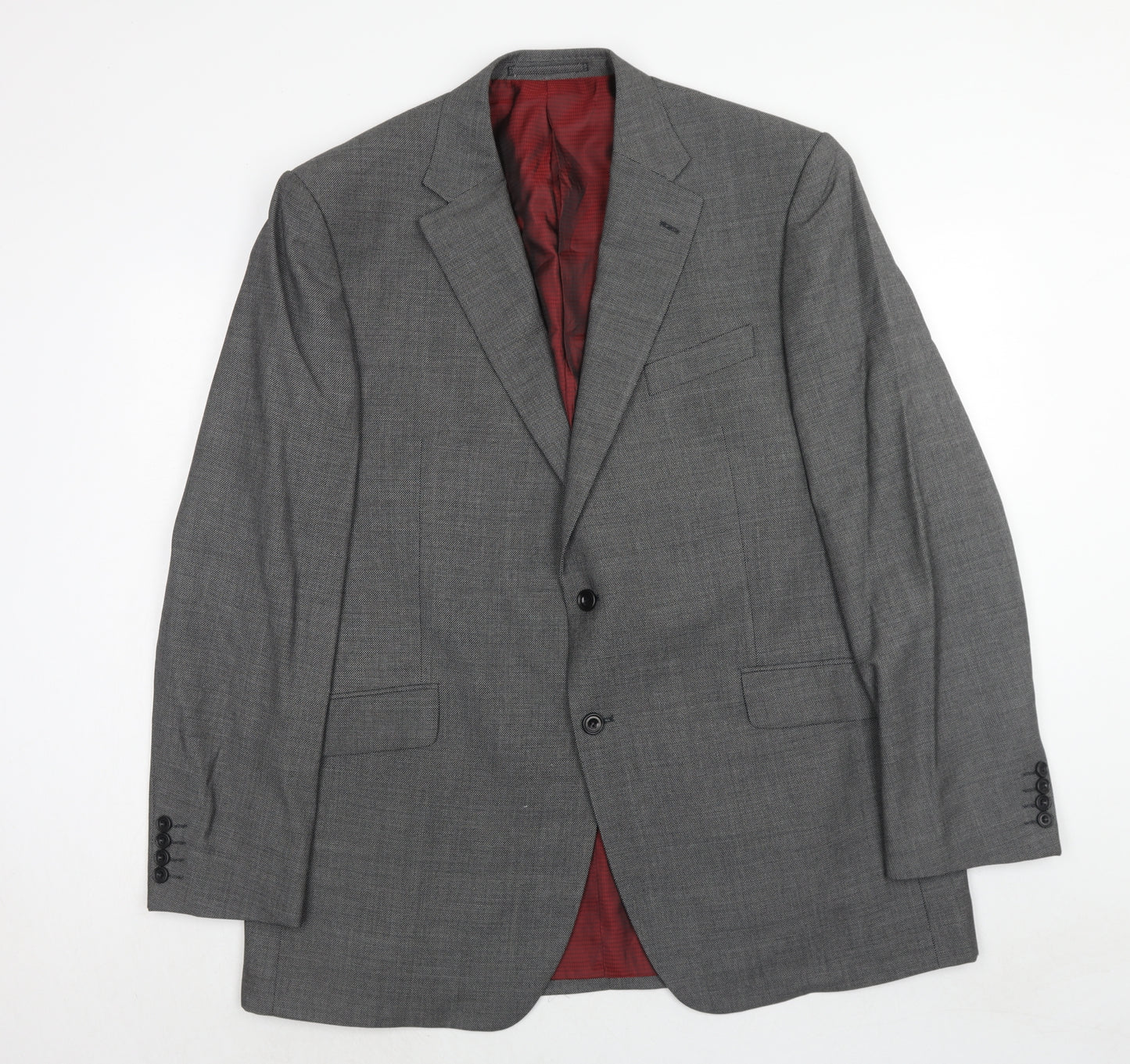 Marks and Spencer Mens Grey Wool Jacket Suit Jacket Size 44 Regular