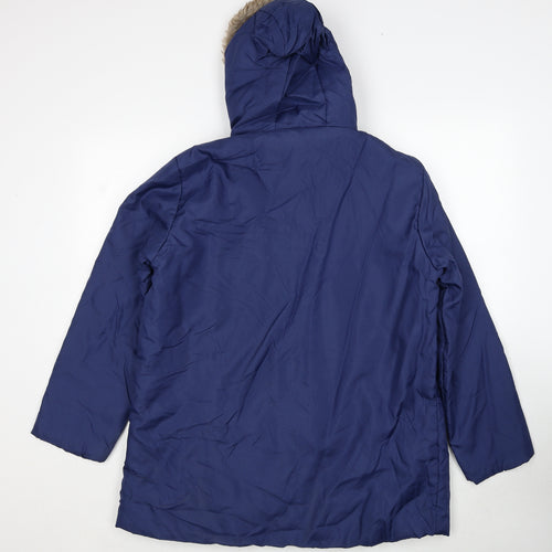 Anne de Lancey Womens Blue Jacket Size M Button