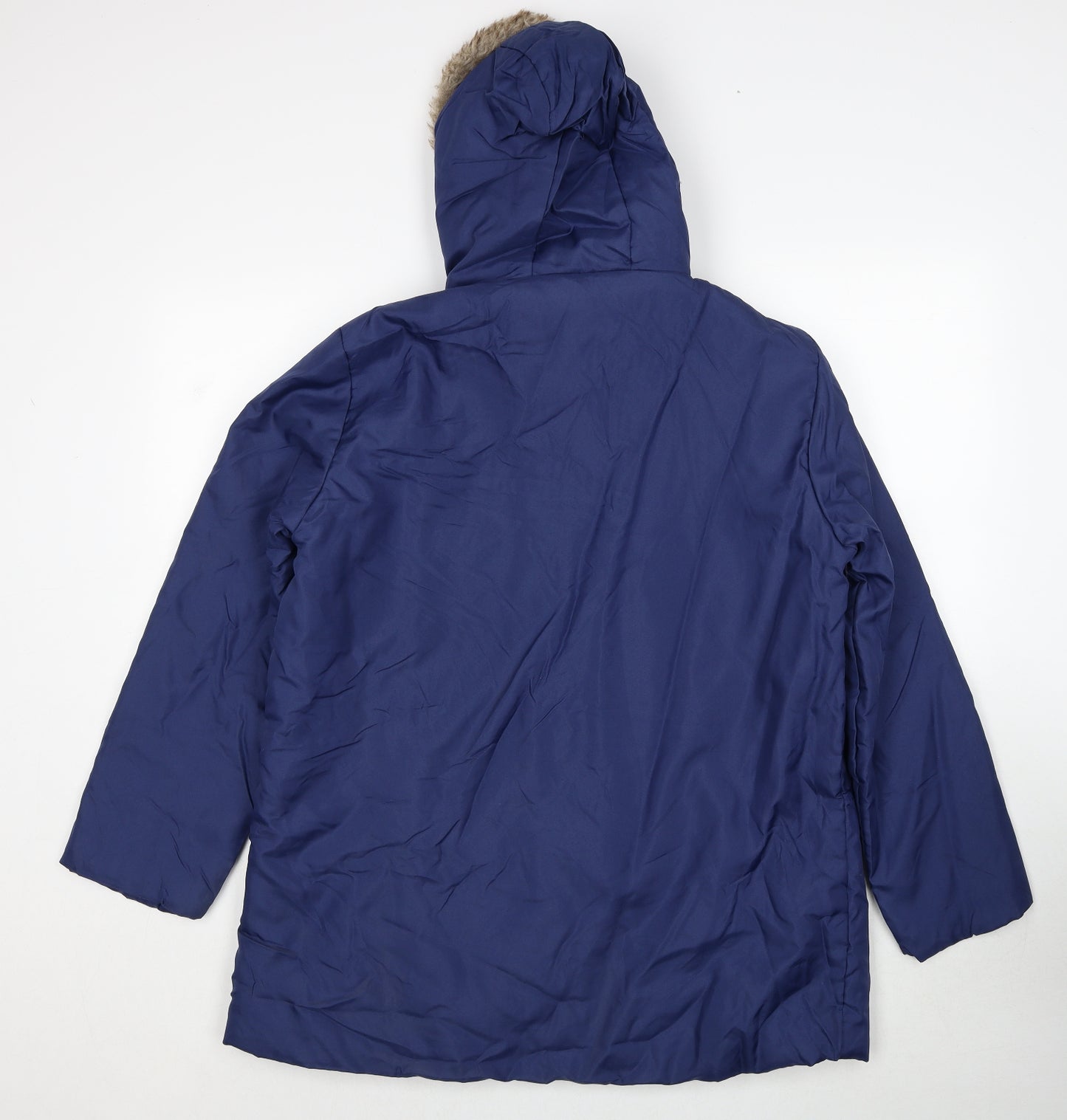 Anne de Lancey Womens Blue Jacket Size M Button