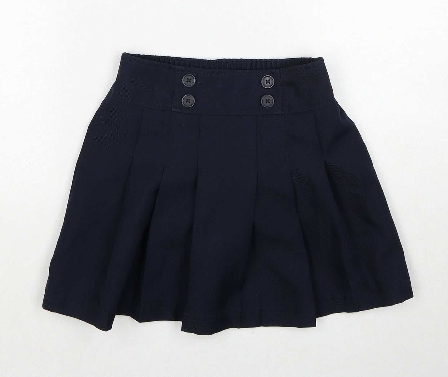 IZOD Girls Blue Polyester Flare Skirt Size 6 Years Regular Zip