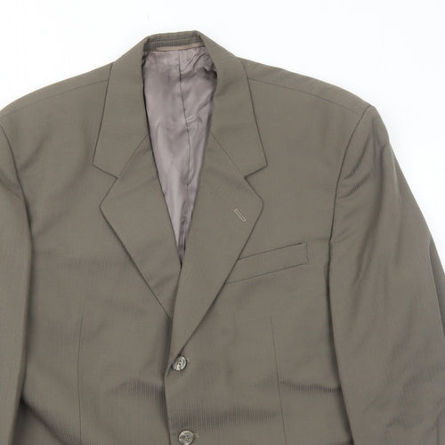 Horne Brothers Mens Brown Polyester Jacket Suit Jacket Size 40 Regular