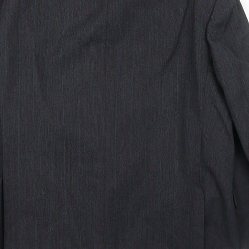 C&A Mens Grey Polyester Jacket Suit Jacket Size 42 Regular
