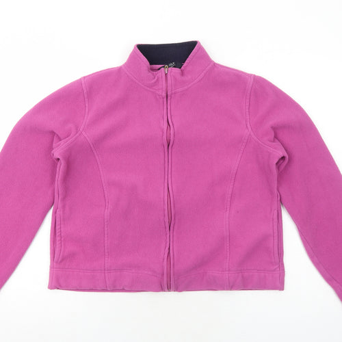 EWM Womens Purple Jacket Size 14 Zip