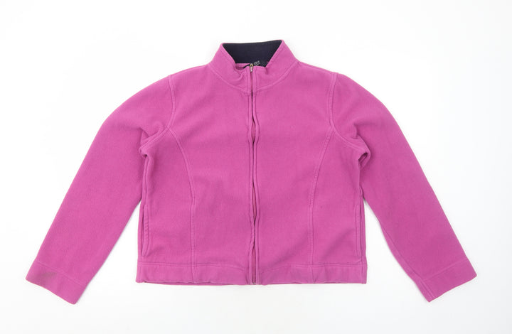 EWM Womens Purple Jacket Size 14 Zip