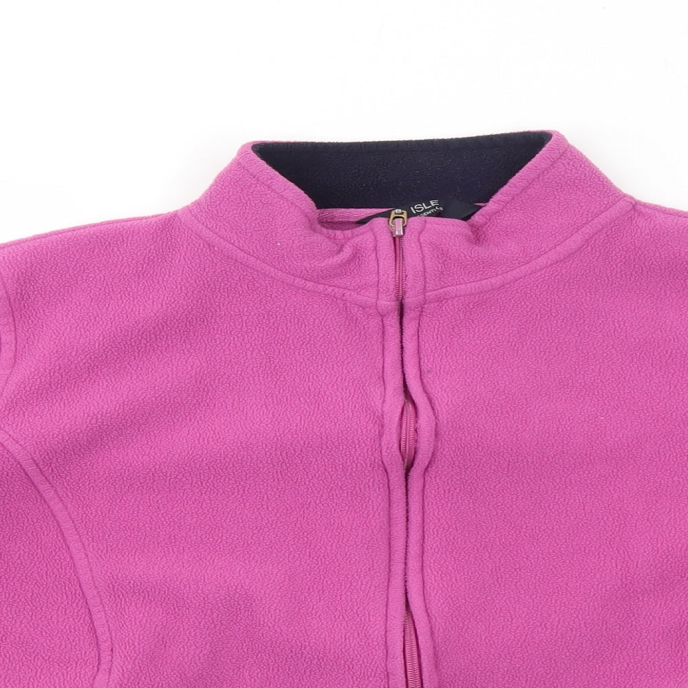 EWM Womens Purple Jacket Size 14 Zip