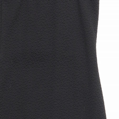 New Look Womens Black Polyester Bodycon Size 10 V-Neck Pullover