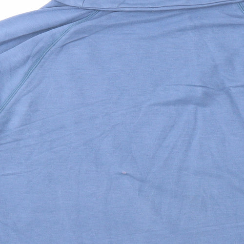 Old Navy Womens Blue Viscose Pullover Sweatshirt Size L Pullover