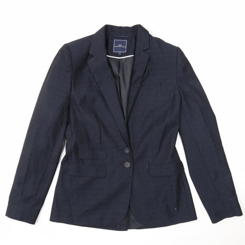 NEXT Womens Blue Polyester Jacket Suit Jacket Size 10