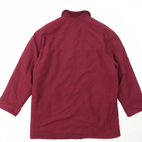 Bonmarché Womens Purple Jacket Size M Zip