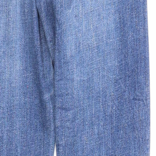 H&M Womens Blue Cotton Skinny Jeans Size 29 in Regular Zip