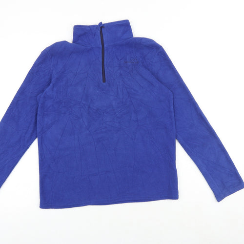 Freedom Trail Womens Purple Polyester Pullover Sweatshirt Size 4 Zip