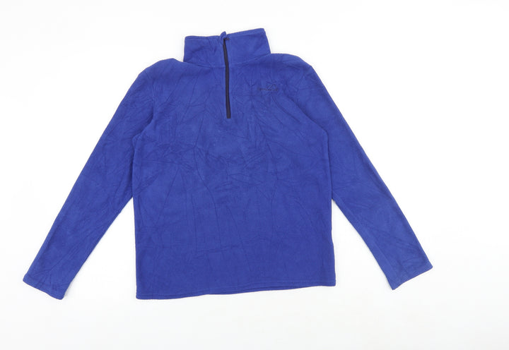Freedom Trail Womens Purple Polyester Pullover Sweatshirt Size 4 Zip