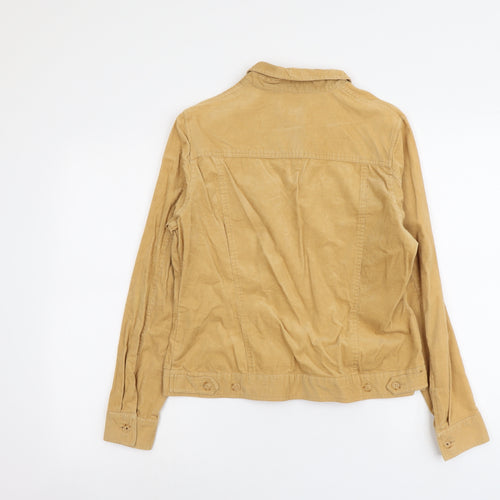 JFW Womens Beige Jacket Size 12 Button