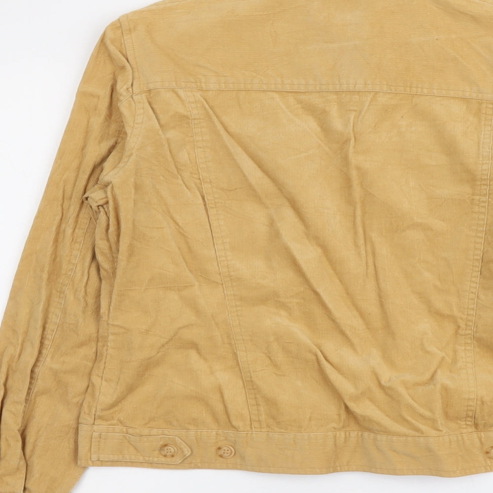 JFW Womens Beige Jacket Size 12 Button