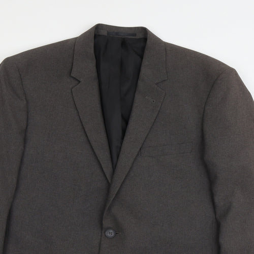 Taylor & Wright Mens Grey Polyester Jacket Suit Jacket Size M Regular