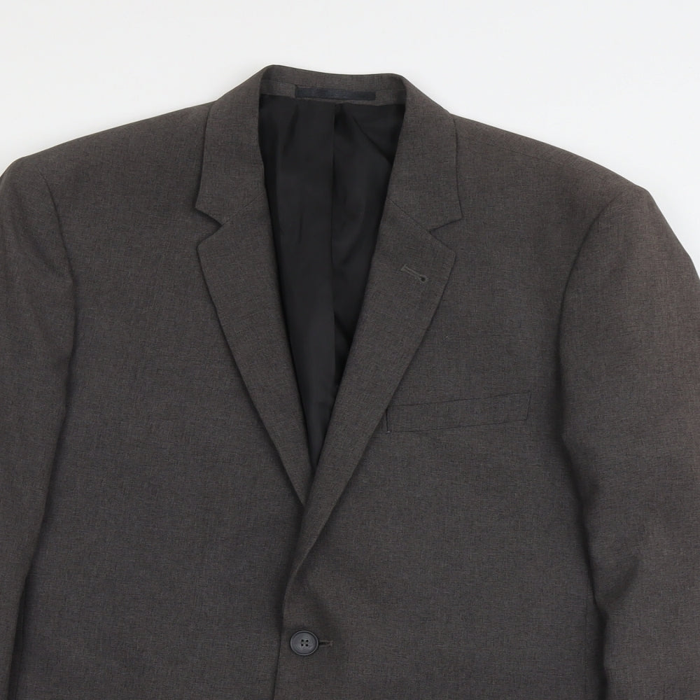 Taylor & Wright Mens Grey Polyester Jacket Suit Jacket Size M Regular