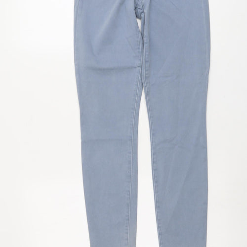 Gap Womens Blue Cotton Skinny Jeans Size 28 in L30 in Regular Button