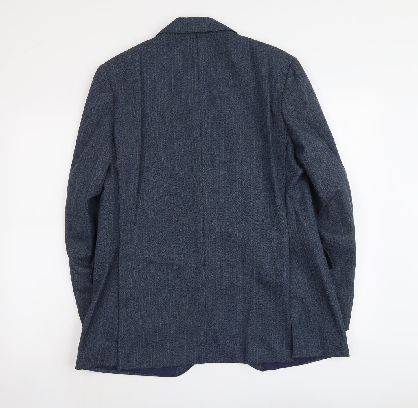 Marks and Spencer Mens Blue Wool Jacket Suit Jacket Size L Regular