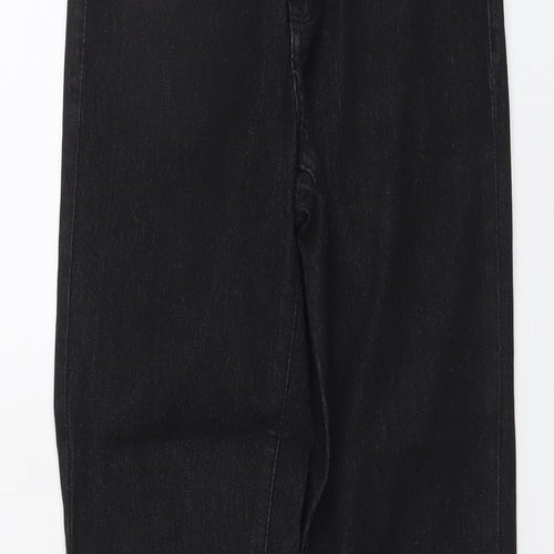 Janina Womens Black Cotton Skinny Jeans Size 8 L31 in Regular Button