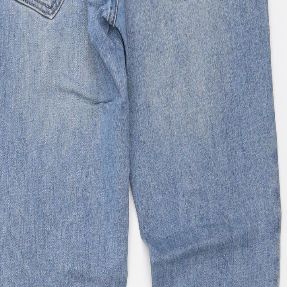 NEXT Mens Blue Cotton Skinny Jeans Size 28 in L31 in Regular Button