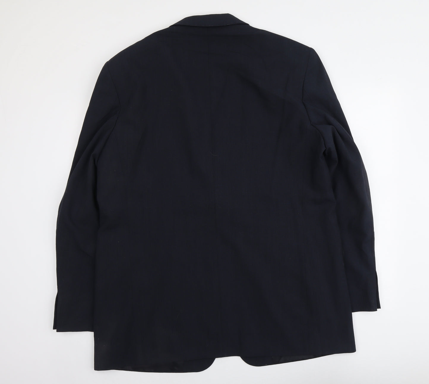 Marks and Spencer Mens Blue Polyacrylate Fibre Jacket Suit Jacket Size L Regular