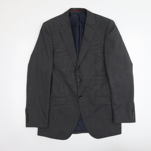 Marks and Spencer Mens Grey Wool Jacket Suit Jacket Size M Regular