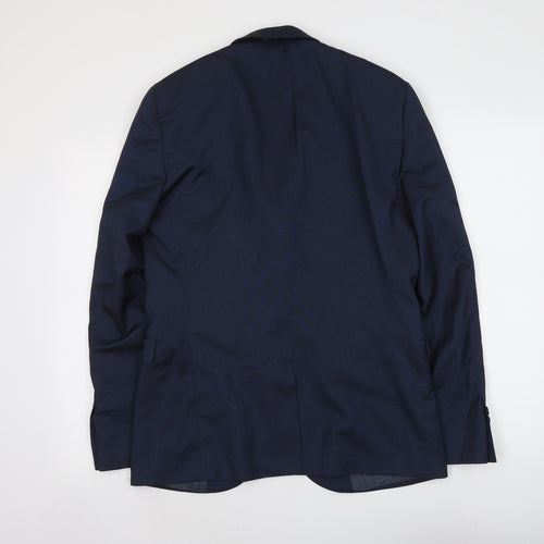 NEXT Mens Blue Polyester Jacket Suit Jacket Size M Regular