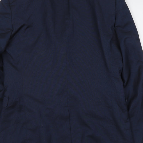 NEXT Mens Blue Polyester Jacket Suit Jacket Size M Regular
