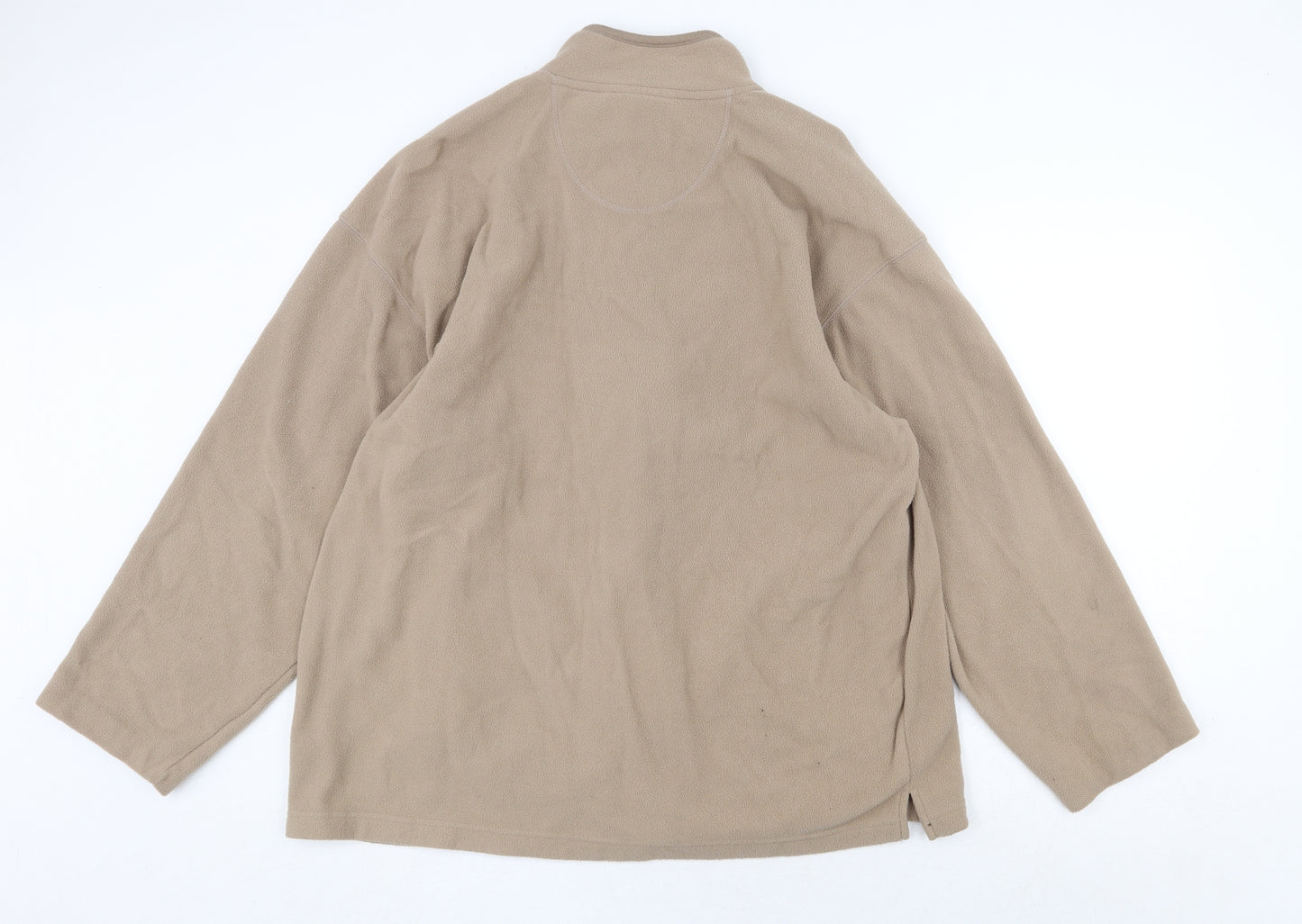 JERZEES Womens Beige Jacket Size 2XL Zip