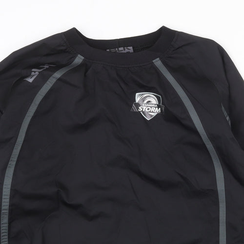 BLK Mens Black Polyester Pullover Sweatshirt Size M