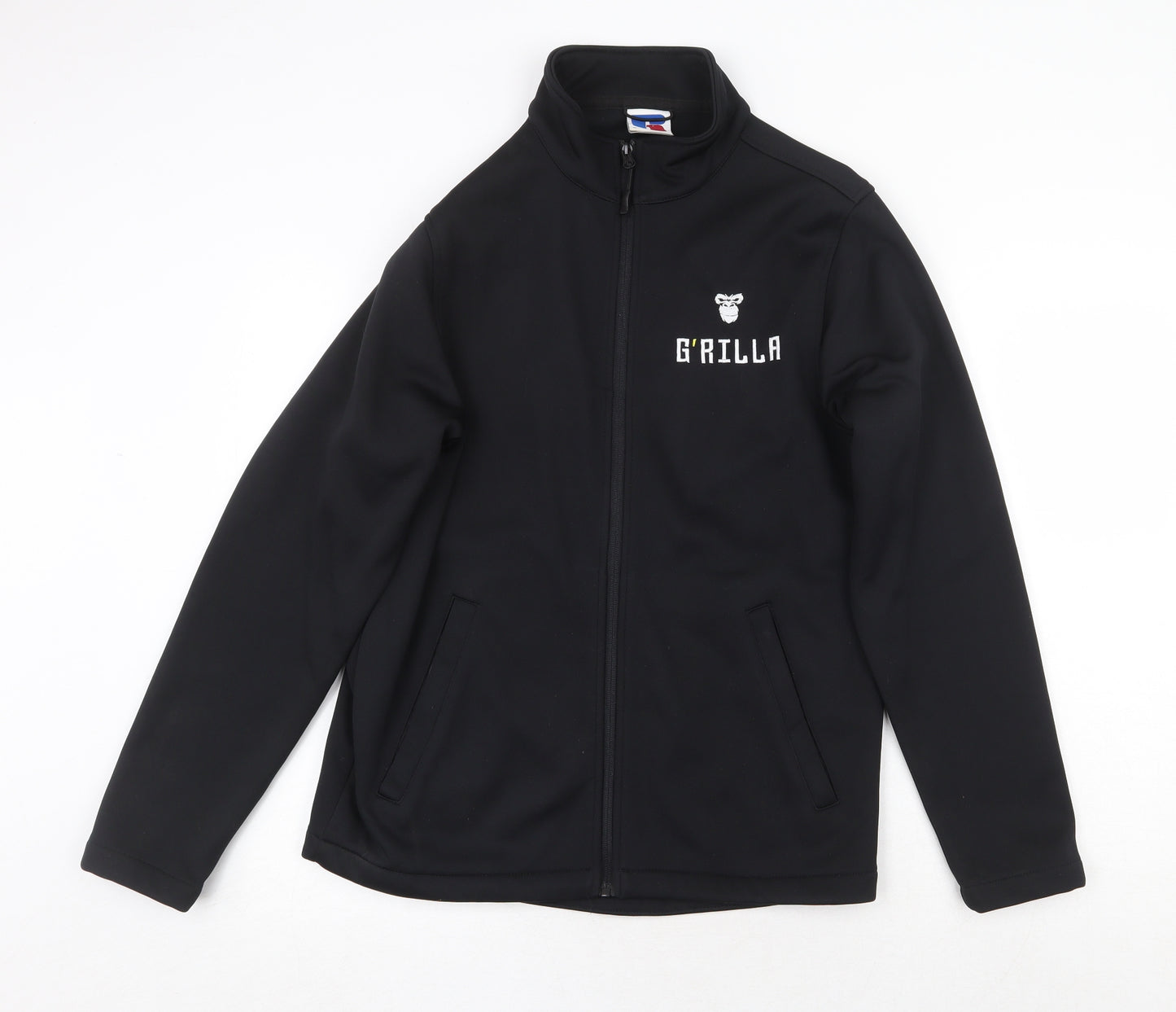 Russell Mens Black Jacket Size S Zip
