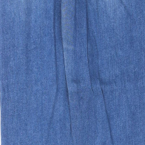 ASOS Womens Blue Cotton Skinny Jeans Size 28 in Regular Zip