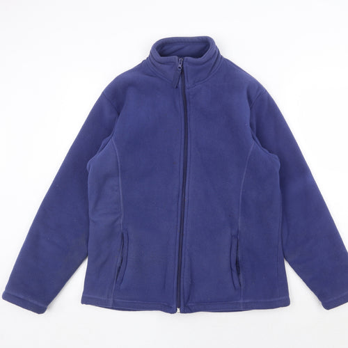 Amoretti Womens Blue Jacket Size L Zip